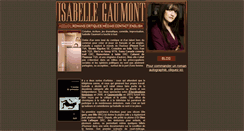 Desktop Screenshot of isabellegaumont.com